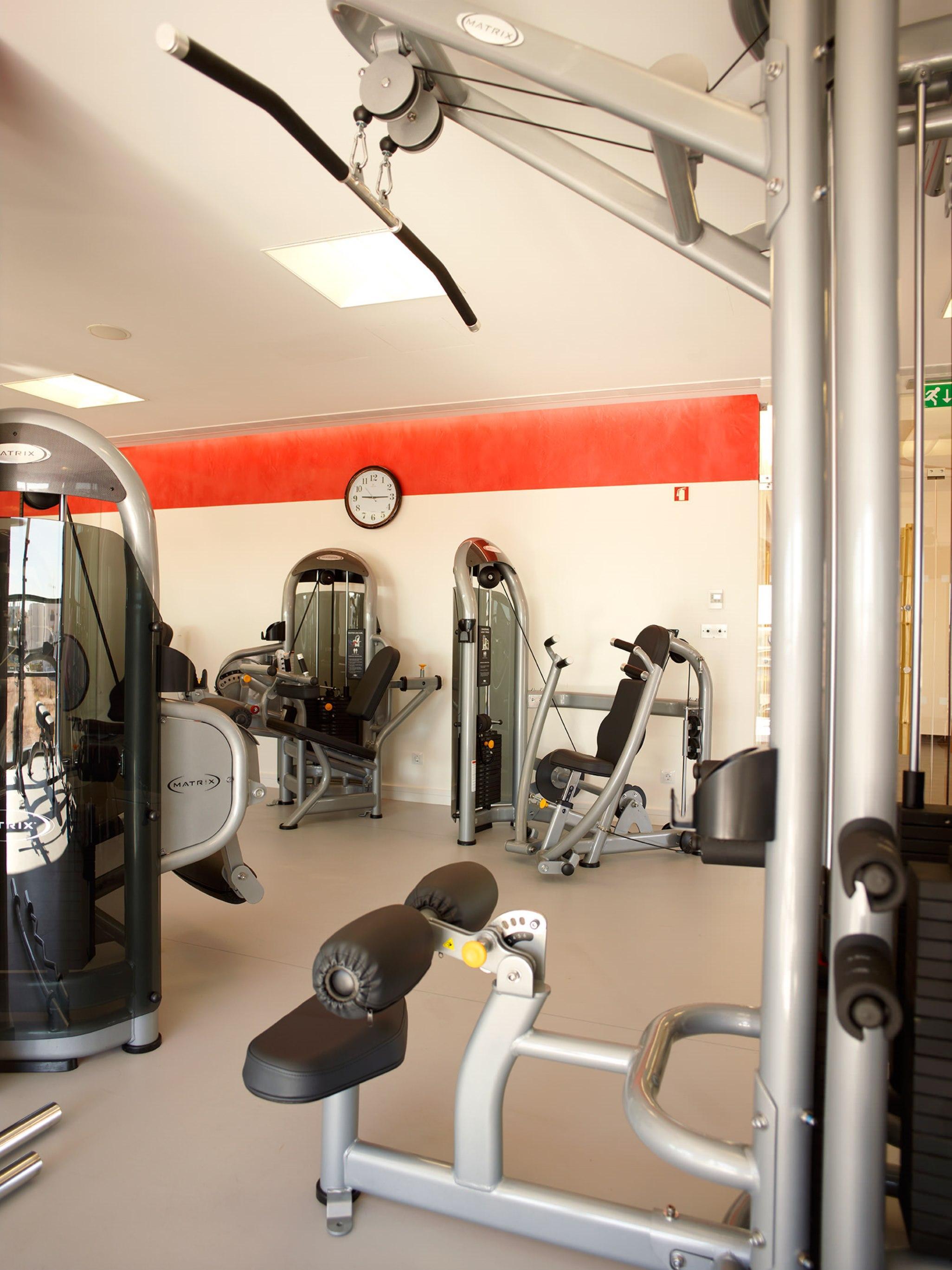فندق ريال مارينا هوتل آند سبا Olhão المظهر الخارجي الصورة The gym at the hotel