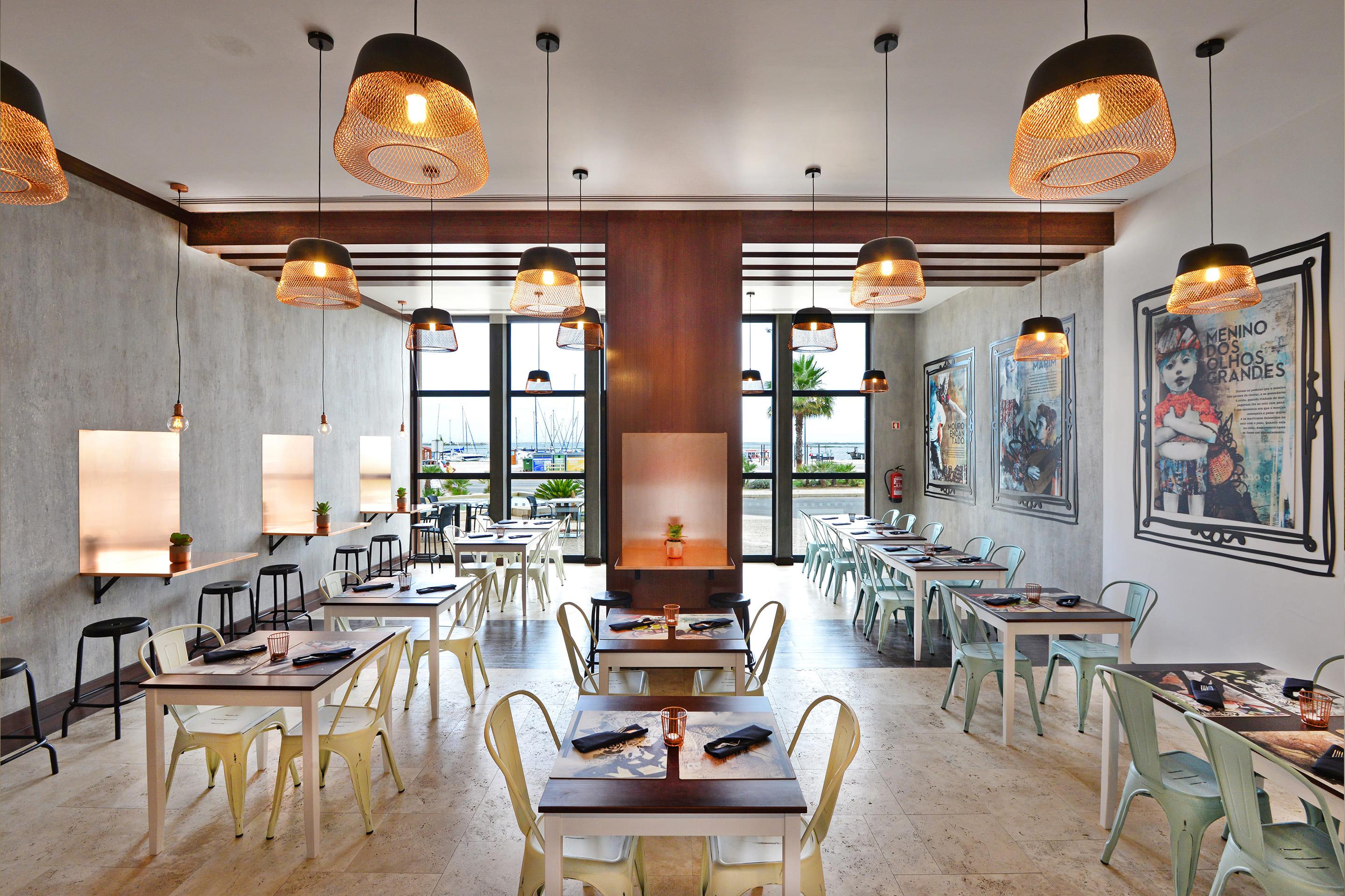 فندق ريال مارينا هوتل آند سبا Olhão المظهر الخارجي الصورة Restaurant interior