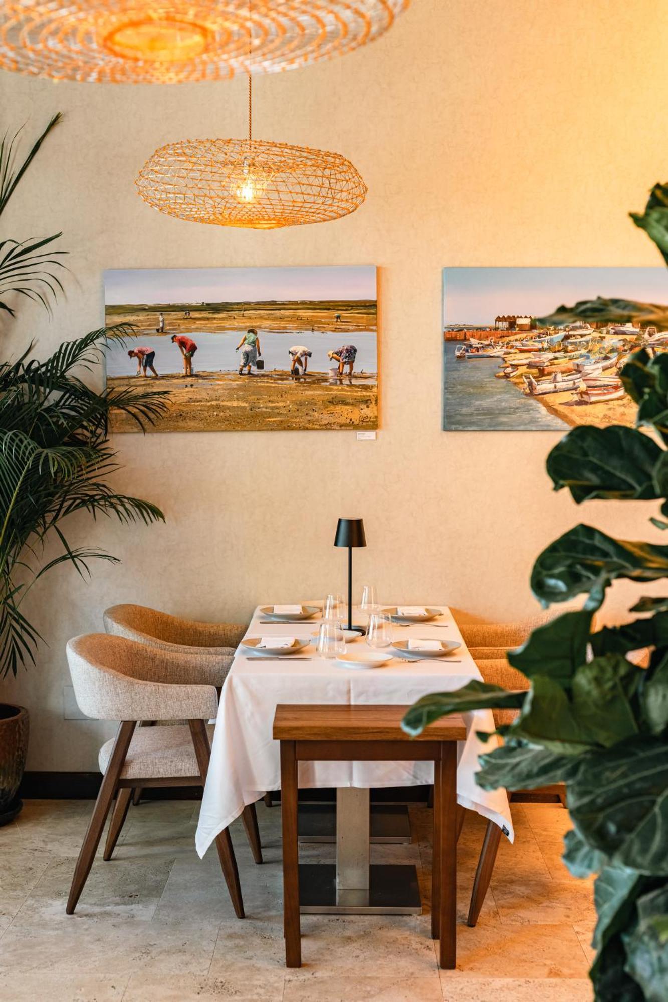 فندق ريال مارينا هوتل آند سبا Olhão المظهر الخارجي الصورة Restaurant interior